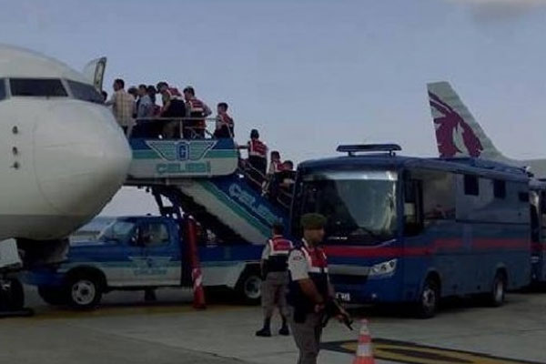 Doğu'daki tutuklular Trabzon'a görütüldü