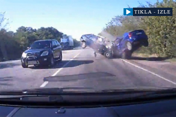 Hatalı sollama dehşeti: 1 ölü, 4 yaralı