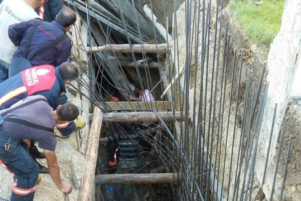 İstanbul Beylikdüzü'nde göçük