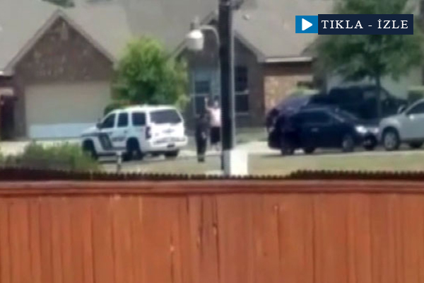 Amerika polisi teslim olmak için ellerini kaldıran şahsı vurdu