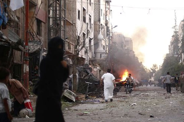 Esed Şam'ı afet bölgesine çevirdi