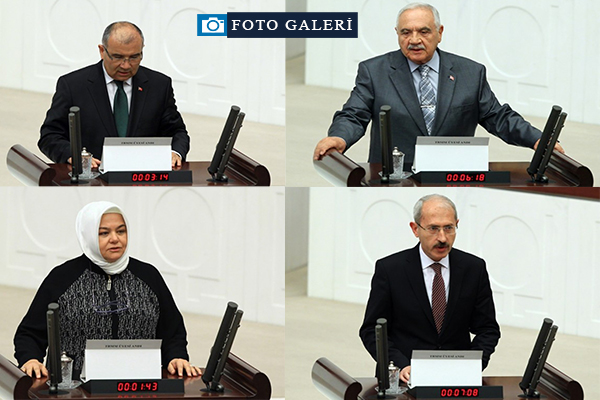 Bağımsız bakanlar yemin etti