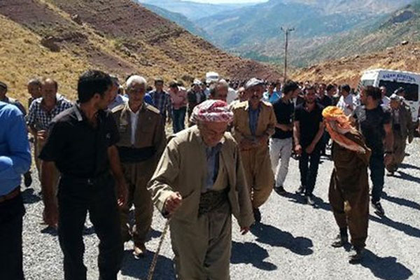 Şemdinli halkından tepki yürüyüşü