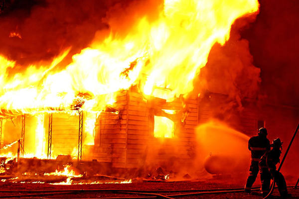 Akıl hastanesinde yangın çıktı