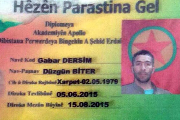 PKK’nın bölge sorumlusu yakalandı