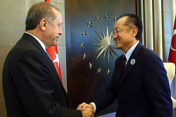 Erdoğan Dünya Bankası Başkanı ile görüştü