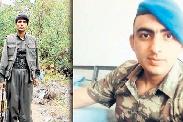 Biri asker oldu diğeri PKK'lı