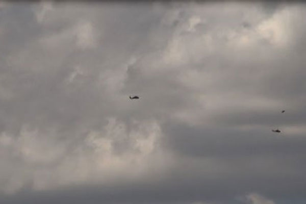 Dağlıca'da yoğun hava hareketliliği