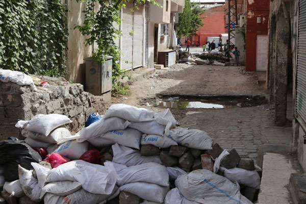 Suriçi’nde yaşananların izleri