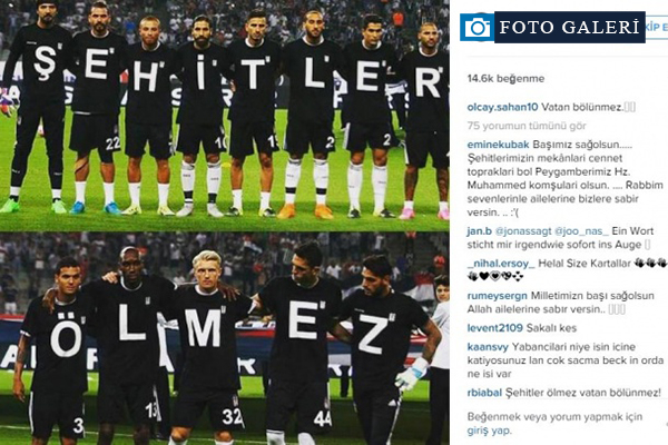 Futbolculardan hain saldırıya tepki yağdı