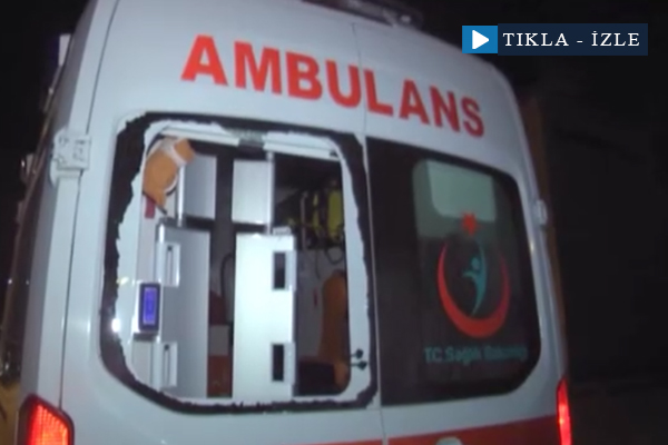 Mardin'de PKK'lılar ambulansa ateş açtı