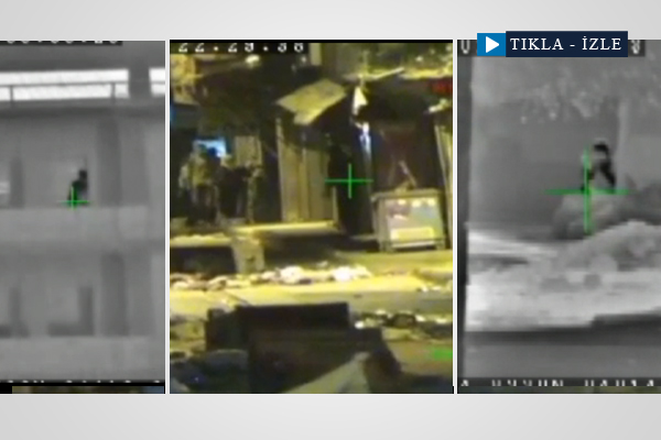 PKK'lıların öldürülme anı kamerada