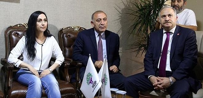 CHP heyetinden HDP'ye ziyaret