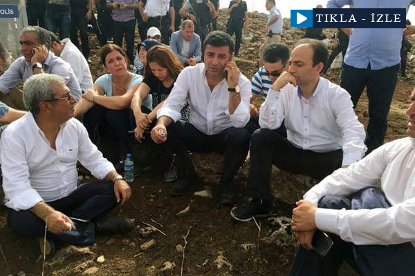 HDP'lier oturma eylemi başlattı!