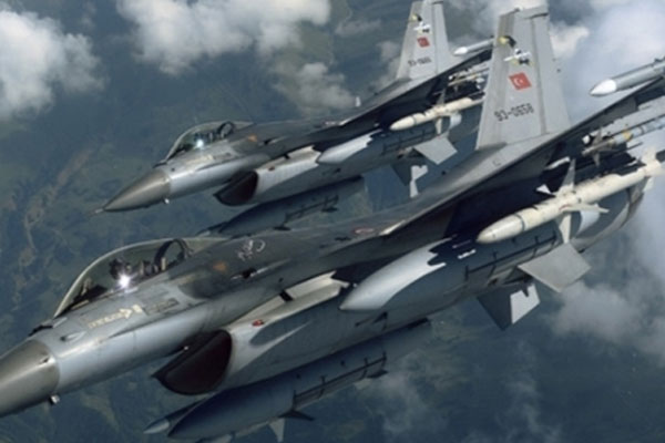 PKK'ya ait 64 hedef vuruldu