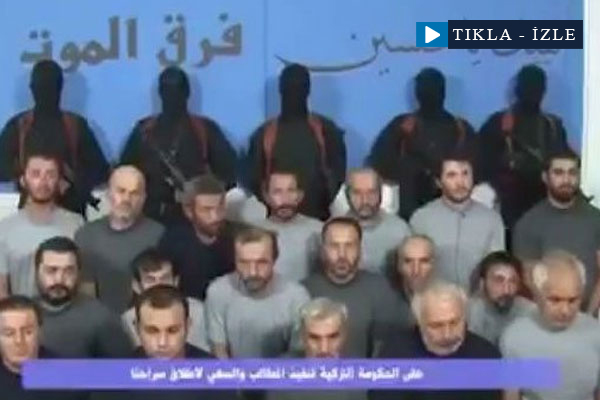 Irak'ta kaçırılan Türk işçilerden ilk görüntü