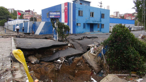 İstanbul'da korkunç manzara
