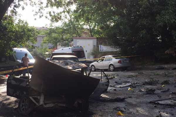 Çekim yapan ekip Validebağ Korusu'nu yakıyordu