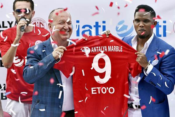 Antalya Eto'o ile çok mutlu