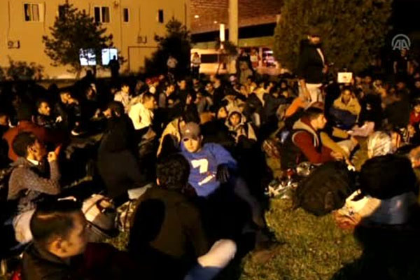 Edirne otogarında 'umuda yolculuk'