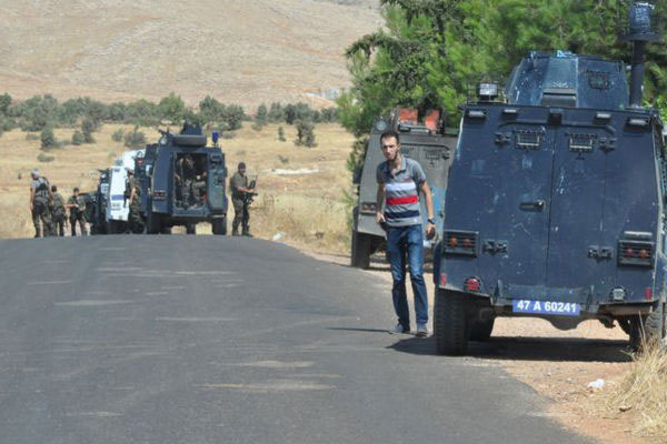 Askeri araçta patlama