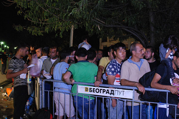 Sığınmacılar Hırvatistan'a yöneldi