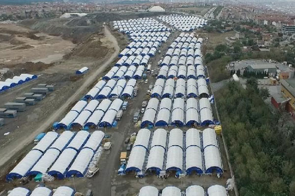 600 çadırlı dev kurban pazarı