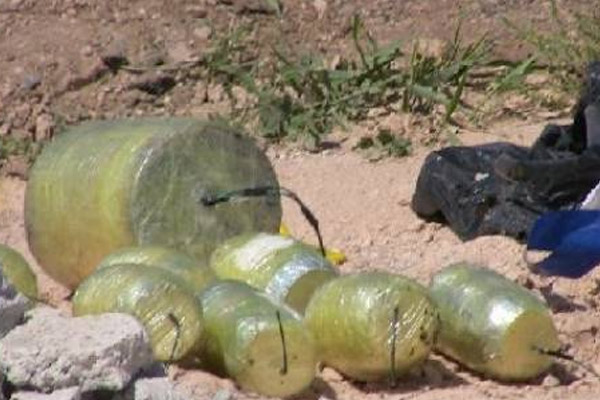 Şanlıurfa'da çöpten bomba çıktı