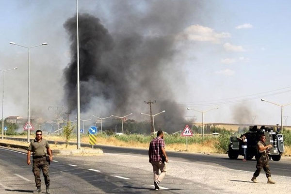 Diyarbakır'da mühimmat deposunda patlama