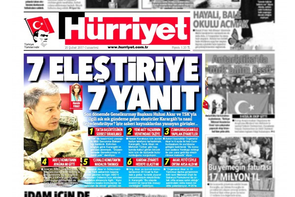 Hürriyet'ten açıklama: 'Karargah rahatsız' dedik, ama bir sorun neden dedik?