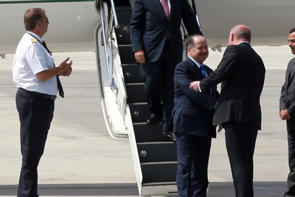 Mesut Barzani İstanbul'da