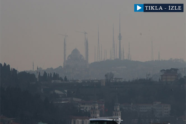 İstanbul’da sis manzaraları