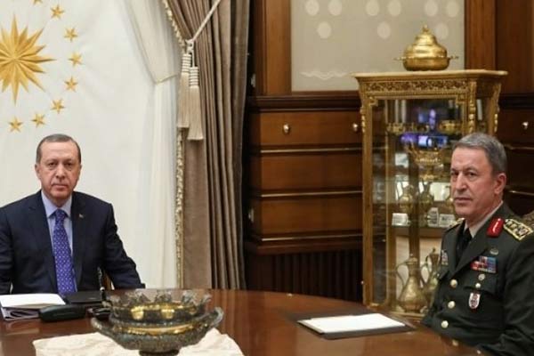 Erdoğan, Akar görüşmesi sona erdi