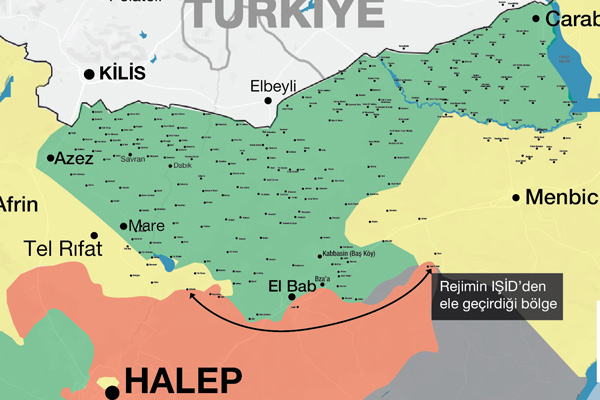 PYD kantonlarının arasına Esed rejim köprü kurdu