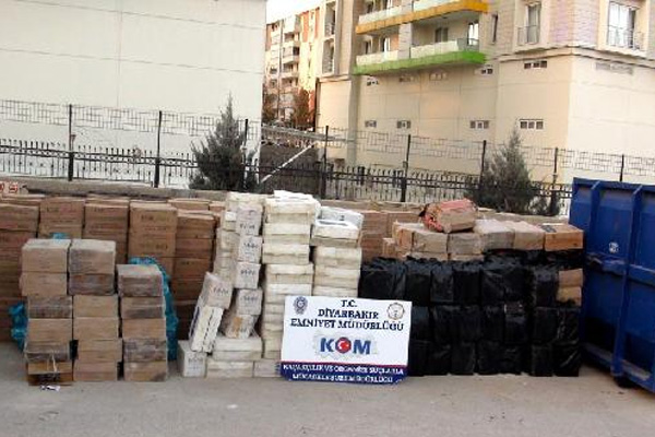 327 bin 400 kaçak sigara ele geçirildi