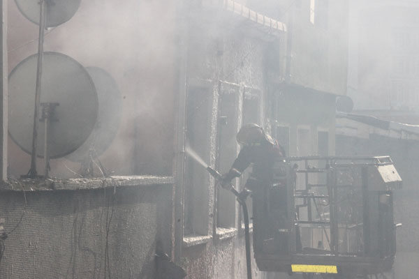 Beyoğlu’nda yangın paniği