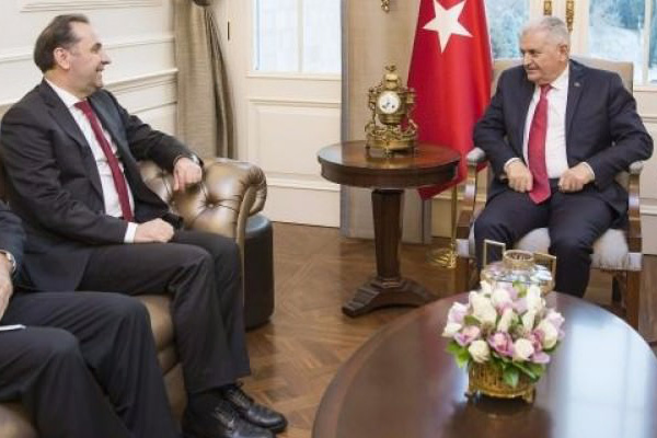 Başbakan Yıldırım Rasim Ljajıc'i kabul etti