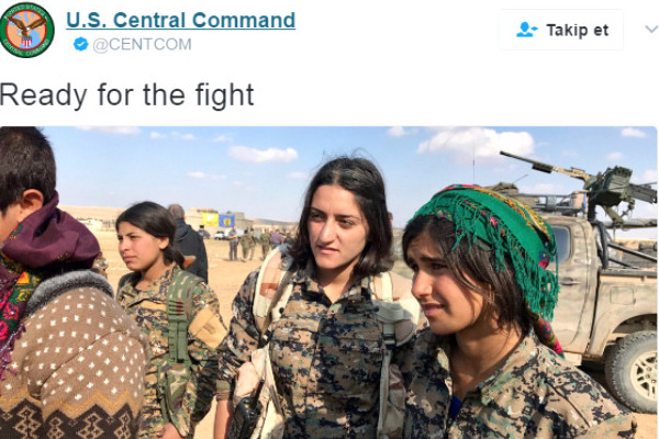 ABD'den garip YPG paylaşımı: Savaşmaya hazırlar