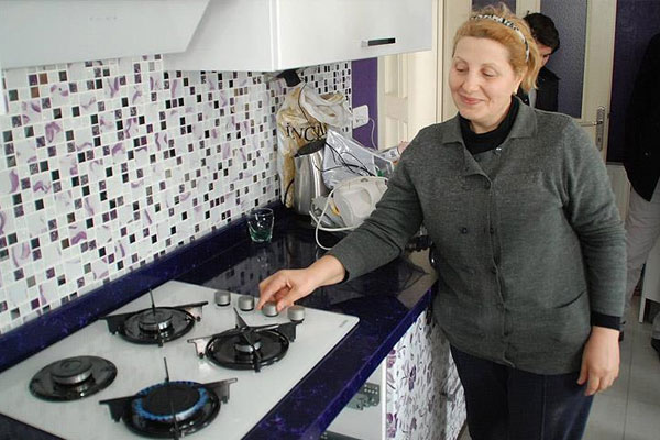 Havası en kirli ilçeye doğalgaz geldi