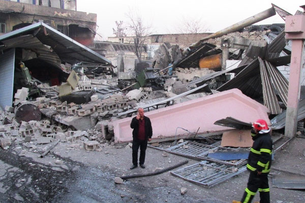 Gaziantep Sanayi Sitesi'nde patlama