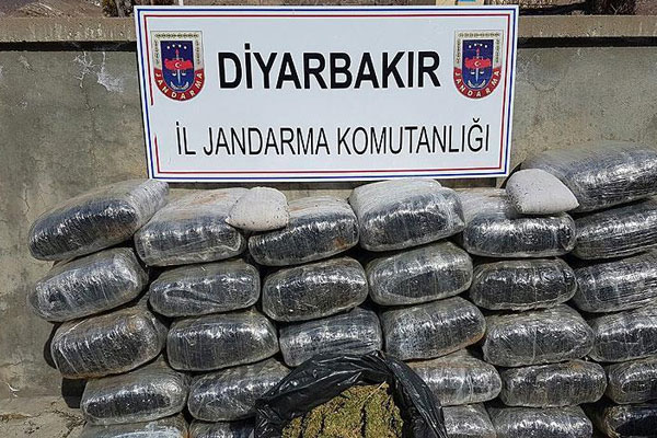 Altı ayda 75 ton uyuşturucu yakalandı