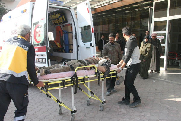 El Bab’da yaralanan 5 kişi Kilis’e getirildi