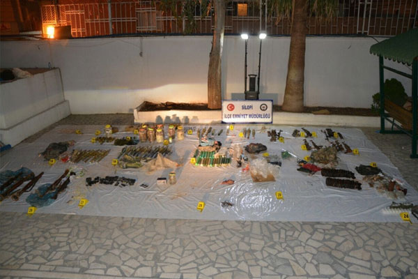 Şırnak’ta PKK’nın mühimmat deposu bulundu