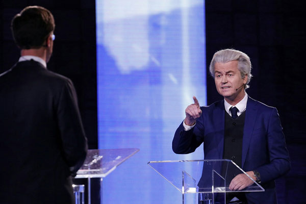 Rutte ile Wilders canlı yayınında Türkiye'yi tartıştı