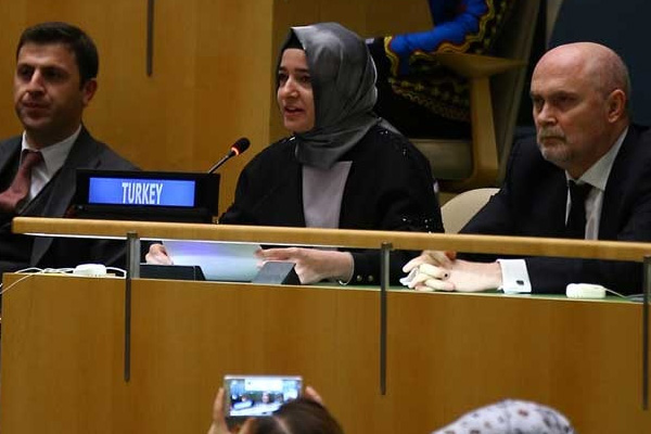 Bakan Kaya, BM'de konuştu: Sessiz kalmayın