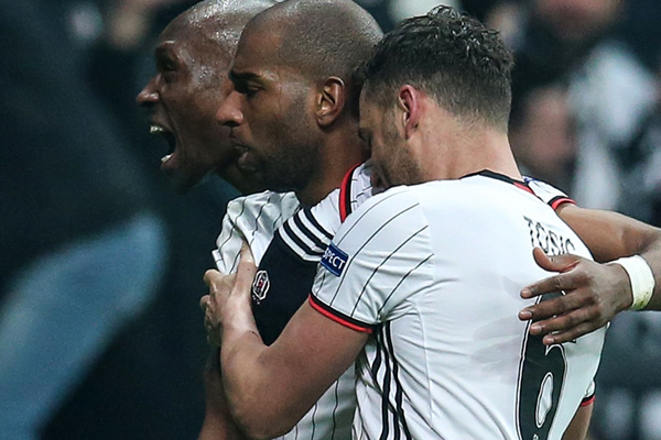 Beşiktaş Olympiakos'u yendi ve çeyrek finale yükseldi