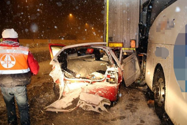 Bolu Dağı Tüneli'nde zincirleme kaza