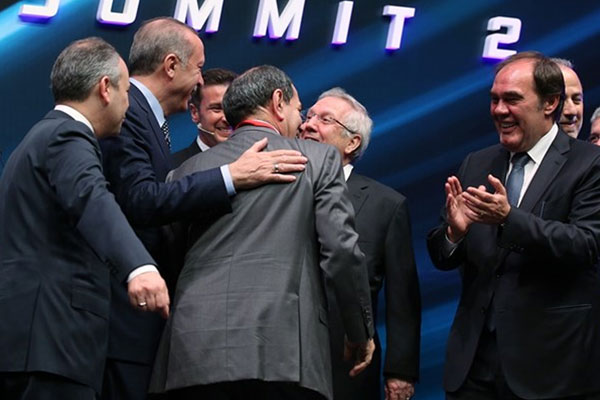 Erdoğan, Yıldırım ve Özbek'i bir araya getirdi