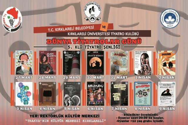 Kırklareli'nde Tiyatro Şenliği