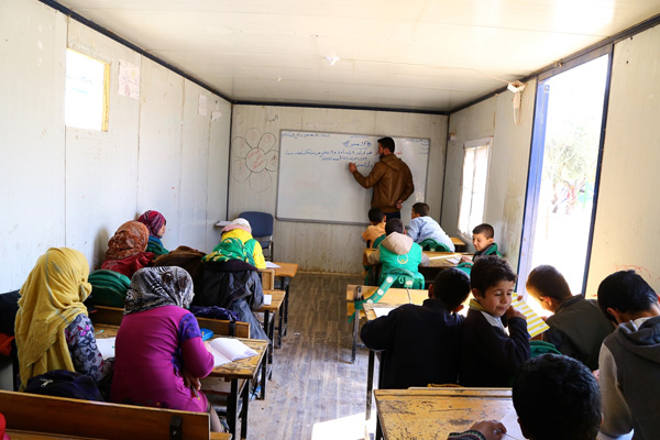 'Suriye'nin geleceği' konteynerda yetişiyor